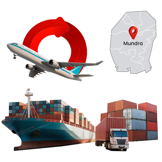 Efficient port logistics services in Mundra for cargo handling, storage, & multi-cargo freight operations.