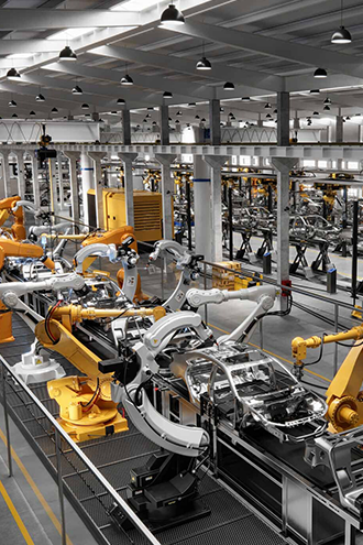 Comprehensive vehicle and auto parts logistics facility with secure shipping, efficient storage, cargo delivery.