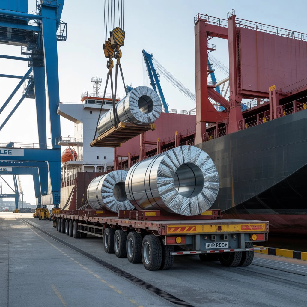 Breakbulk cargo handling with safe lift freight for heavy machinery and goods globally shipped.