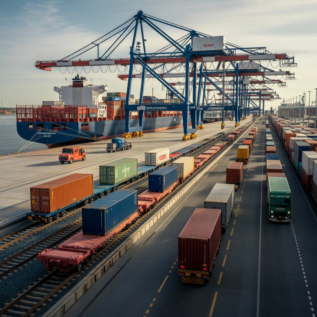 Efficient multimodal freight solutions connecting air, sea, & road for reliable cargo transport Chennai.