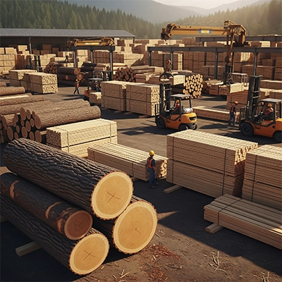 Freight forwarding for timber, plywood, and wood ensuring export shipments from Chennai port.